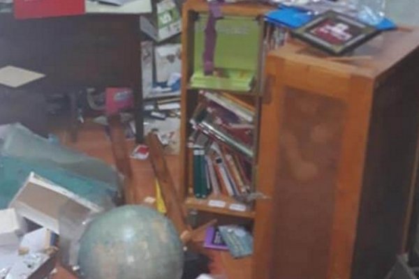 Malvivientes destrozaron y robaron en la Escuela N° 665 de Bella Vista