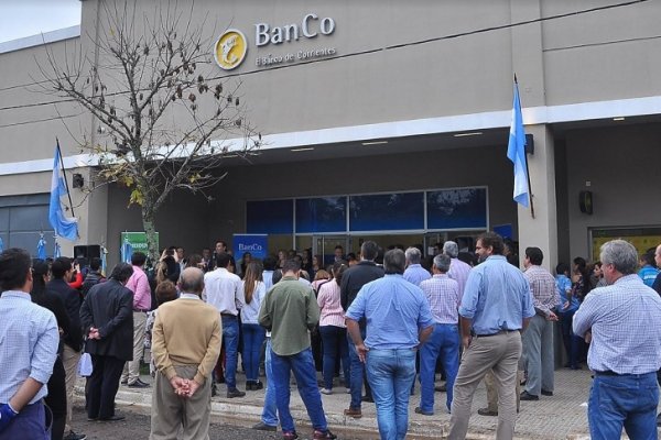 Inauguraron nuevo edificio del Banco de Corrientes en Mariano I. Loza