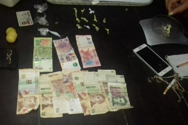 Policías detuvieron a un dealer de estupefacientes