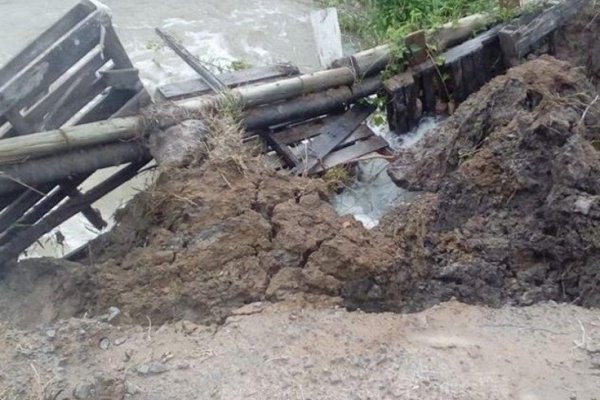 Puente de la Ruta Provincial N° 21 sólo admite el paso peatonal o a caballo