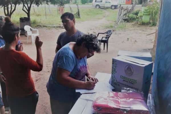 Desarrollo Social profundizó asistencia en los  parajes Guayú, La Palmira y en Ramada Paso