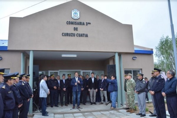 Inauguraron nueva Comisaría y entregaron equipamiento a dos CDI en Curuzú Cuatiá