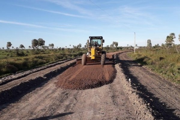 Recorrida por obras que se ejecutan sobre caminos rurales