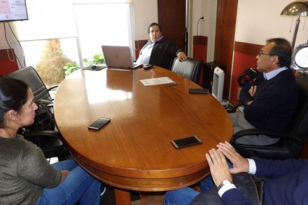 Cardozo coordinó la continuidad de mejoras edilicias en el hospital de Esquina