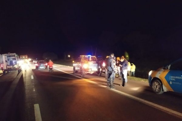 Animales sueltos en Ruta 12: La fiscal Sonia Meza participó de un choque múltiple