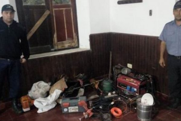Detuvieron a la banda que saqueó una escuela rural