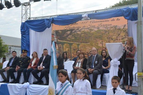 El gobierno provincial acompañó el 111º  aniversario fundacional de San Lorenzo