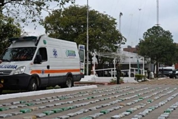 Narcoambulancia en Corrientes