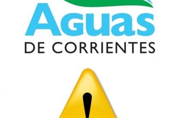 Aguas de Corrientes informa que habrá corte o baja presión en barrios capitalinos