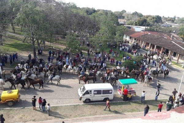 Arribaron a Caá Catí los peregrinos que participaron de la festividad en Itatí