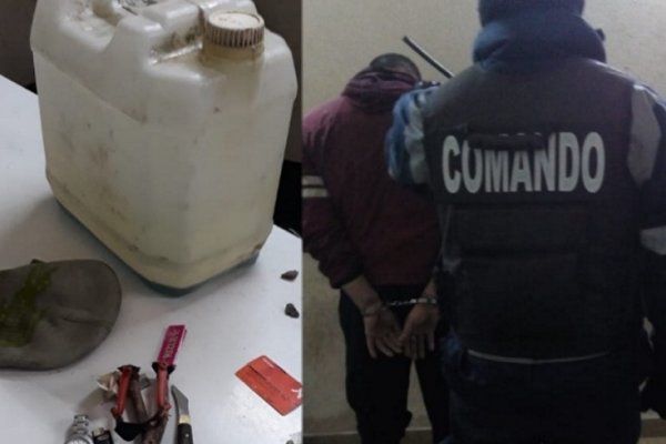 Detuvieron a un joven que estaría vinculado a la quema de autos