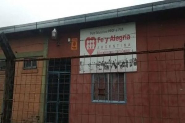 Robaron el colegio Fé y Alegría del barrio Ongay