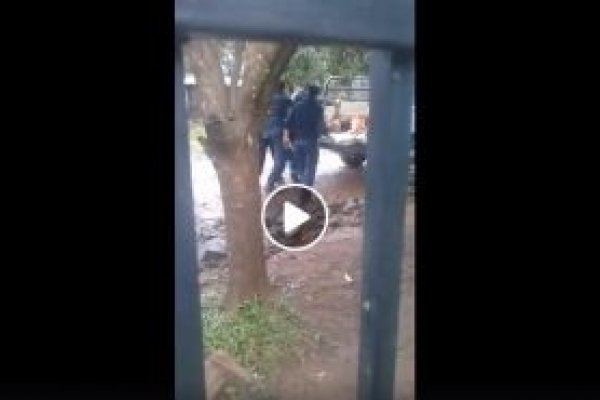 En pleno allanamiento un joven hirió a un policía