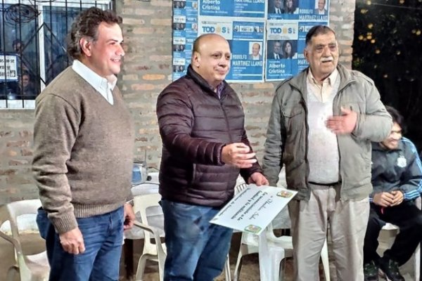 Rodolfo Martínez Llano y Daniel Caran congregaron al Justicialismo de Mburucuyá