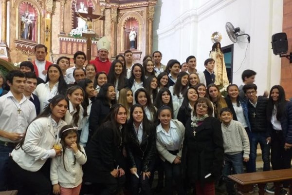 Monseñor Canecin animó a los jóvenes a promover la cultura vocacional