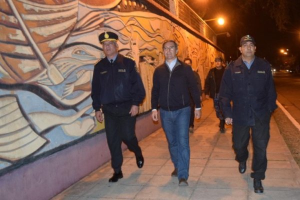 López Desimoni resaltó el intenso trabajo junto a la policía