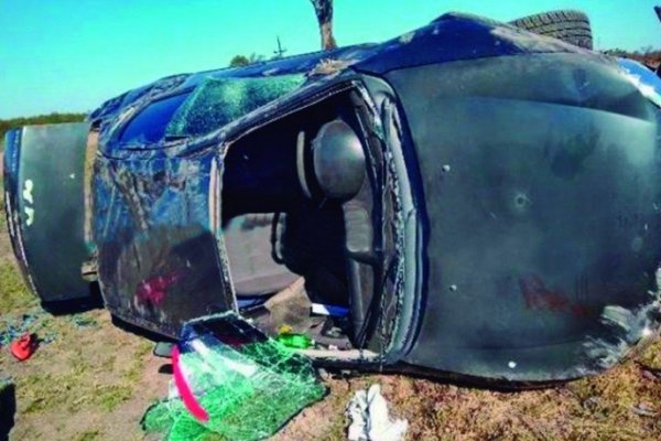 Despiste y vuelco en Curuzú