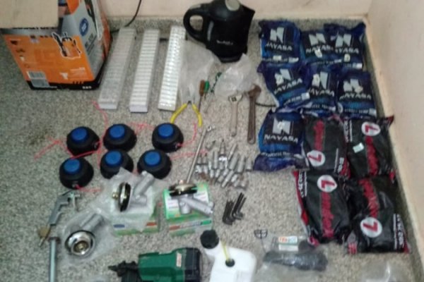 La Policía recuperó elementos sustraídos del interior de un local comercial