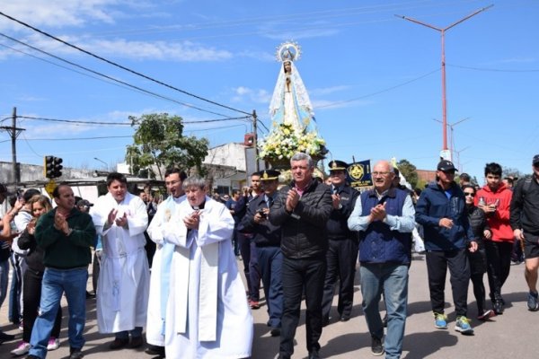 Policías peregrinaron a la Basílica de la patrona de la Institución