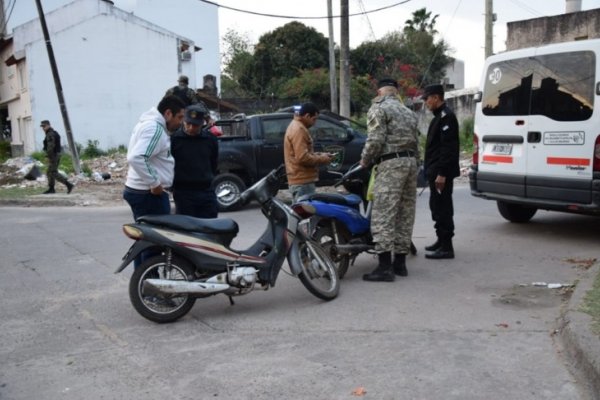 Tareas de prevención arrojó la demora de 65 personas y el secuestro de 76 motos