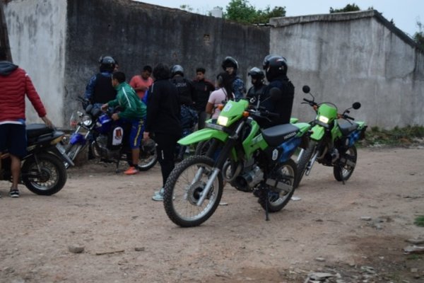 Megaoperativo: 40 demorados y más de 80 motos secuestradas en distintos barrios