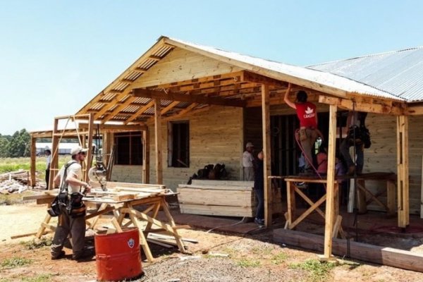 Industria dictará capacitación en construcción en madera en Virasoro