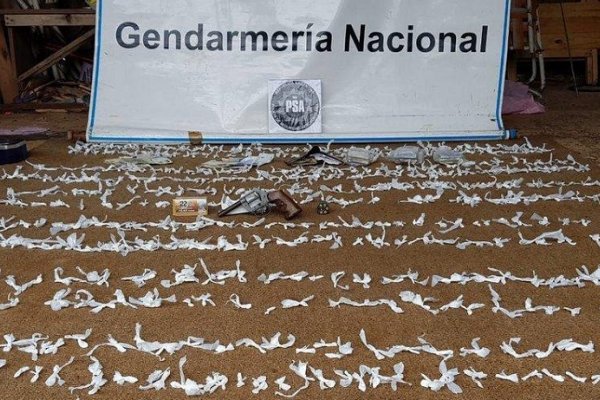 Detuvieron a 9 personas tras decomiso de droga y armas