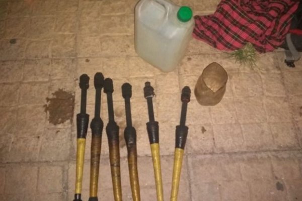 Demoraron a jóvenes por manipular combustible y fuego en la vía pública