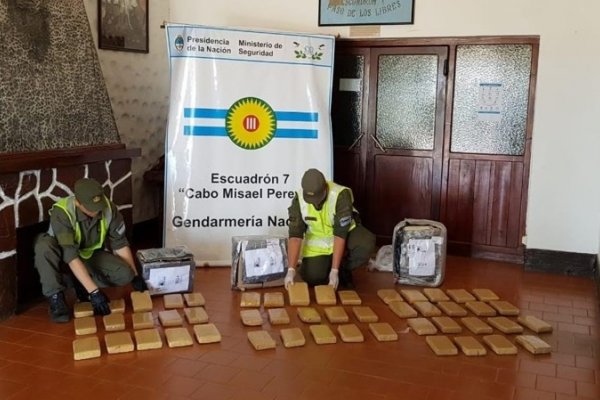 Corrientes: Secuestran más de 107 kilos de marihuana trasladados en encomiendas
