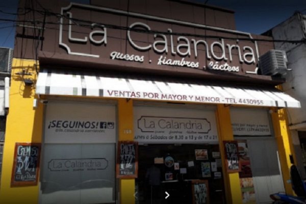 Hicieron un boquete y robaron fuerte suma de dinero y dólares de una fiambrería céntrica
