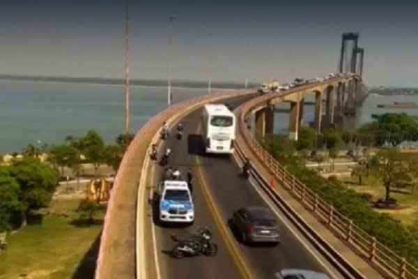 Accidente provocó demoras en el puente General Belgrano