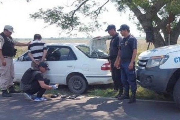En Paso de la Patria e Itatí incautaron 300 kilos de droga