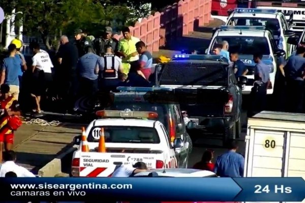 Urgente: Un hombre intentó tirarse del puente Chaco - Corrientes