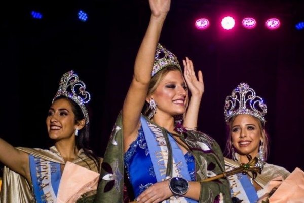 Santa Lucía: Coronó a la nueva Reina Nacional de la Horticultura