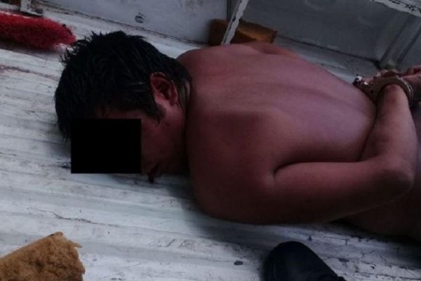 Delincuente atacó a policía con un cuchillo en el barrio Trujillo