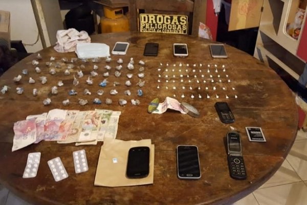 Corrientes: Desbaratan kioscos de estupefacientes en allanamientos simultáneos