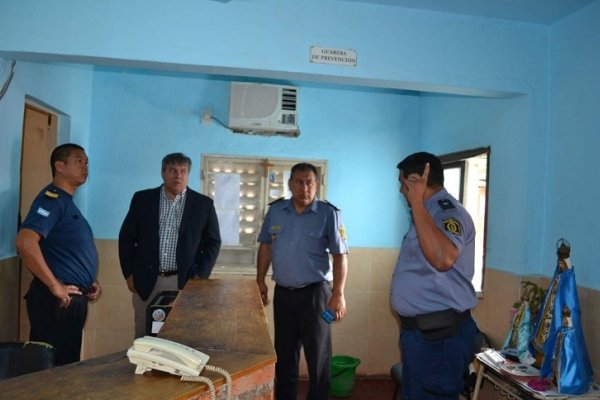 El Jefe de Policía y el Subsecretario de Seguridad recorrieron las instalaciones de una antigua comisaría