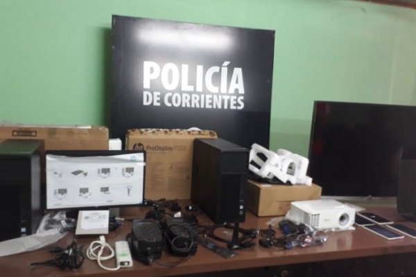 Recuperaron costosos elementos robados de un Jardín de Infantes