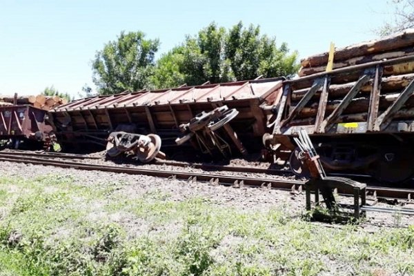 Un tren de cargas con 28 vagones descarriló en Mocoretá