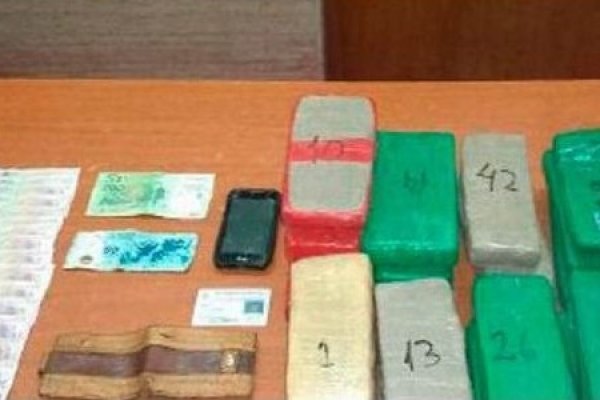 Corrientes: Detuvieron a un hombre que transportaba 20 kilos de marihuana