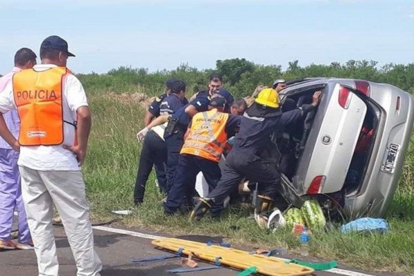 Corrientes: Choque fatal entre un automóvil y una moto