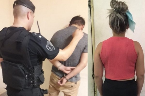 Detuvieron a pareja buscada por robar en un supermercado y en departamentos
