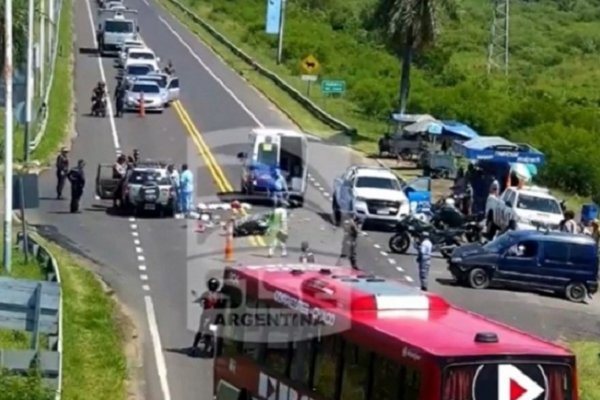 Un muerto tras choque múltiple en el puente General Belgrano