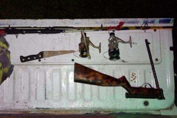 Demoraron a presuntos cazadores furtivos cerca del Parque Mburucuyá