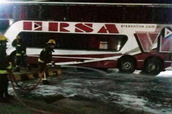Mercedes: Evitan incendio en la terminal de colectivos