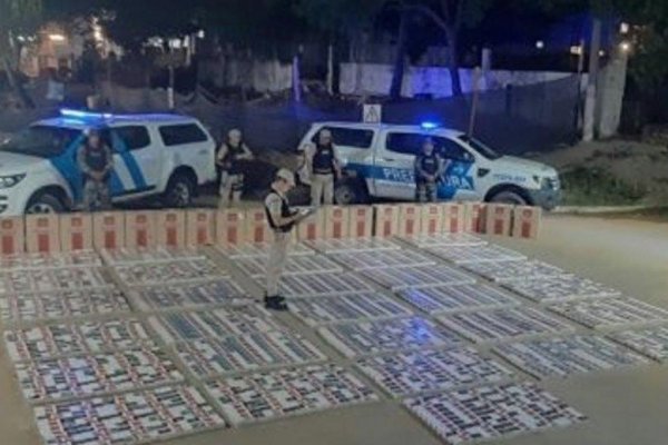Corrientes: Hallaron una carga de cigarrillos ocultos en la costa del río