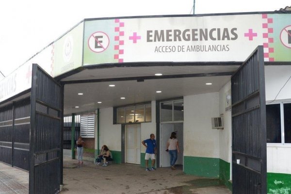 Corrientes: Cayó un obrero de un andamio, fue trasladado de urgencia al Hospital Escuela