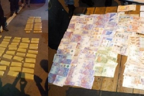 Chaco: Detuvieron a correntinos con 40 kilos de marihuana y más de 30 mil pesos