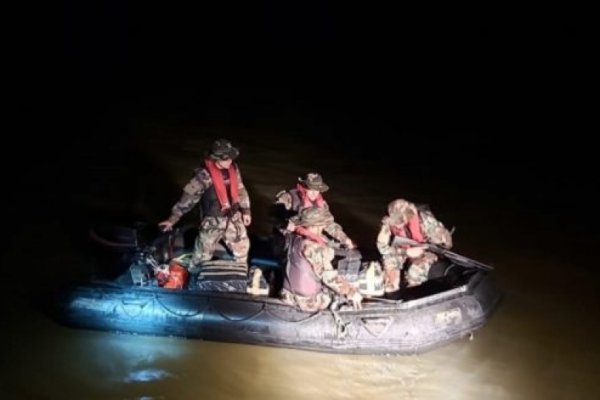 VIDEO: Capitana correntina secuestró marihuana en megaoperativo sobre el río Paraná