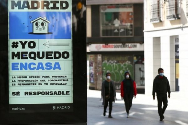 España superó las dos mil muertes por coronavirus: registró 462 en las últimas 24 horas
